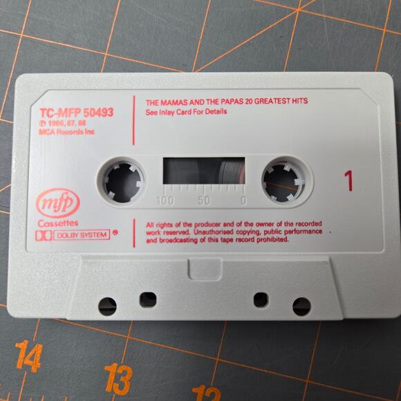 Import The Mamas and the Papas 20 Greatest Hits Cassette - Picture 6 of 7